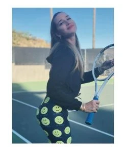 Hit Happy Tennis - Women's Capri Leggings -NIKE shop 140333924 1093510247782066 7224102841250123224 n