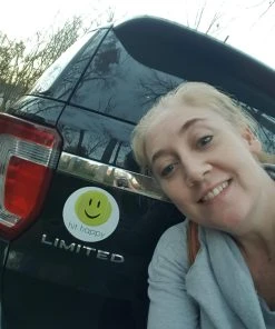 White Hit Happy Tennis Car Magnet -NIKE shop 20200106 164536 scaled