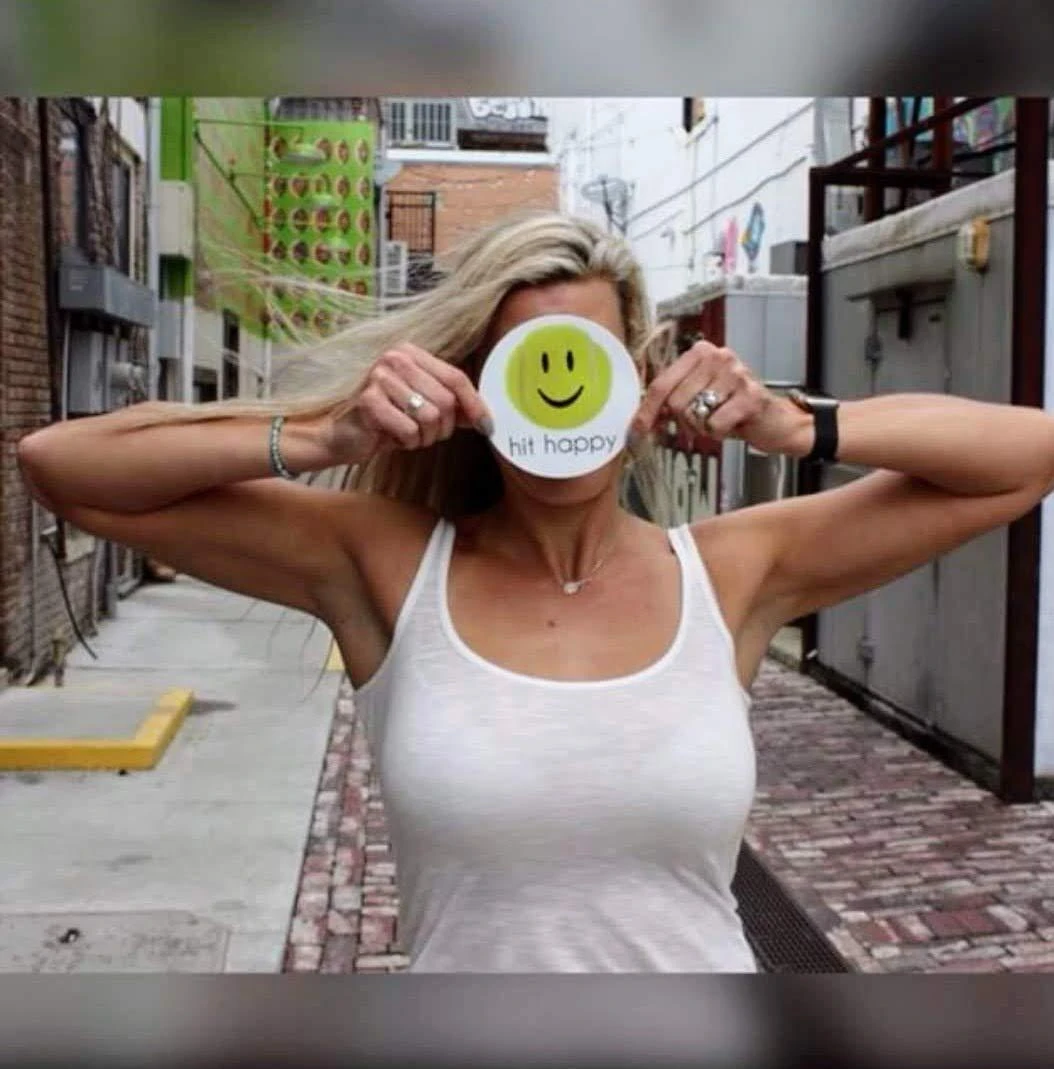 Tennis Happies Hit Happy Decal 8 Tennis Happies Hit Happy Decal - Image 8