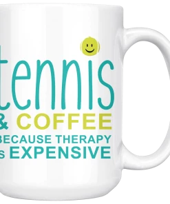 Teelaunch Tennis Coffee Mug - Large