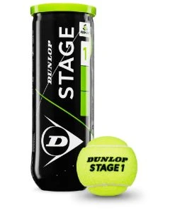 Dunlop Stage 1 Green Balls 3BT – Tennis Balls