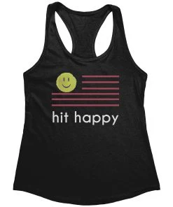 Teelaunch Hit Happy USA - Racerback Tank