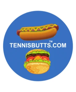 Tennis Happies "Hotdog Or Hamburger" Tennis Butt Decals