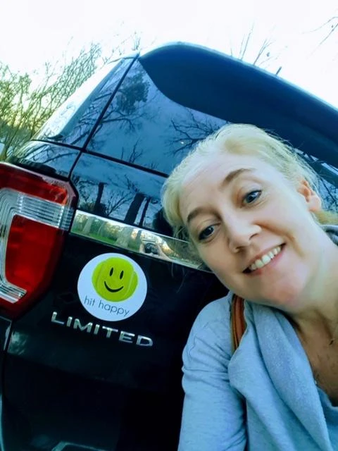 Tennis Happies Hit Happy Decal 5 Tennis Happies Hit Happy Decal - Image 5