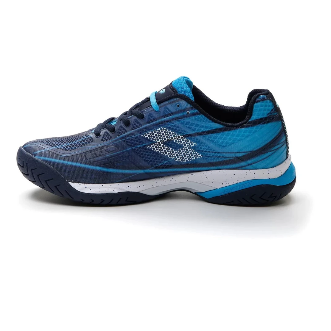 Lotto Mirage 300 SPD Navy/Blue Ocean – Tennis Shoe 2 Lotto Mirage 300 SPD Navy/Blue Ocean – Tennis Shoe - Image 2