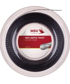 MSV Hepta Twist Anthracite Reel 1.30 Tennis String