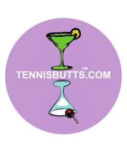 Tennis Happies "Martini Or Margarita" Tennis Butt Decals