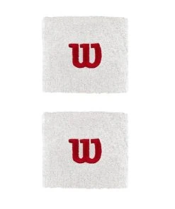 Wilson Wristband White 2 Pack