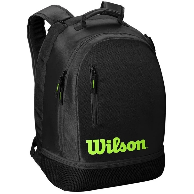 Wilson Team Backpack Black/green – Racket Bag 1 Wilson Team Backpack Black/green – Racket Bag