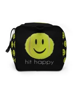 Hit Happy Tennis Hit Happy Duffle Bag -NIKE shop all over print duffle bag white left side 61fb00a59af18