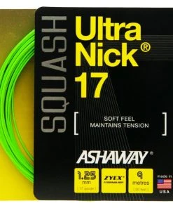 Ashaway Ultranick 17 Green – Squash String Set