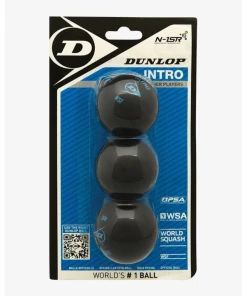 Dunlop Intro 3 Pack – Squash Balls
