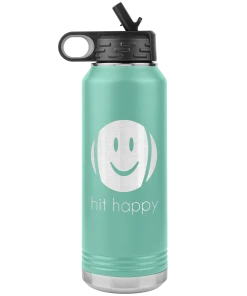 Teelaunch Hit Happy Tennis Water Bottle - 32oz -NIKE shop c13xk9rxpkad7n86uprpt47n