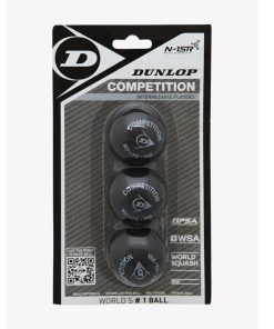 Dunlop Competition 3 Pack – Squash Balls