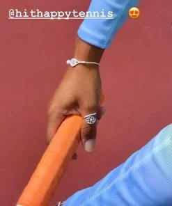 Hit Happy Tennis Luxe Tennis Racket And Pearl Bracelet -NIKE shop gabspaz2 sinstagram2021 4 5story