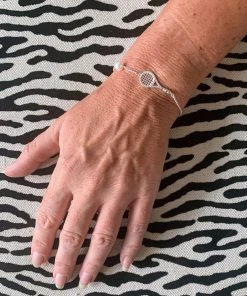 Hit Happy Tennis Luxe Tennis Racket And Pearl Bracelet -NIKE shop luxe tennis bracelet hand scaled