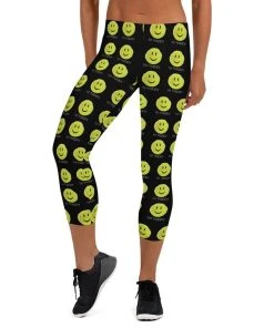 Hit Happy Tennis - Women's Capri Leggings