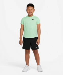 Nike Court Dri Fit Victory Green – Boys Shirt -NIKE shop nike court dri fit victory maglietta tennis bambino mint foam cv7565 379 C
