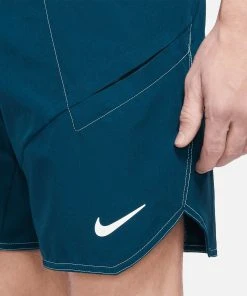 Nike Court Dri Fit Advantage 7′ – Mens Short -NIKE shop nike ADVTG SHORT 9IN VALERIAN BLUEWHITE dd8331 460 D