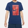 Nike Court Mens Tennis Shirt Navy/Red