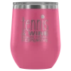 Teelaunch Tennis Wine Tumbler With Lid