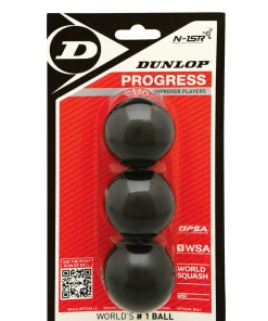 Dunlop Progress 3 Pack – Squash Balls