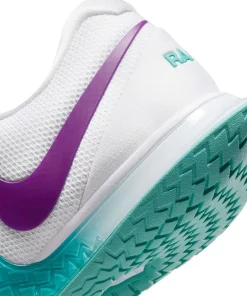 Nike Court Vapor Cage 4 Rafa White/Teal – Tennis Shoe -NIKE shop rafa shoes 3