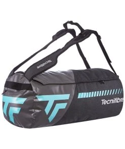 TECNIFIBRE Womens Tempo Rackpack Grey And Teal – Racket Bag