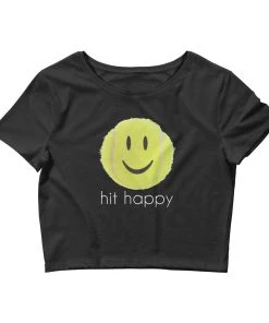 Hit Happy Tennis Hit Happy Women’s Crop Tee