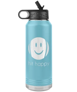 Teelaunch Hit Happy Tennis Water Bottle - 32oz